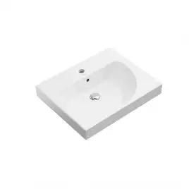 Раковина KERAMA MARAZZI BUONGIORNO подвесная/мебельная, 60 см, белая глянцевая, BG.wb.60