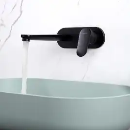 Смеситель для раковины Aquatek Ника AQ1813MB, Черный матовый