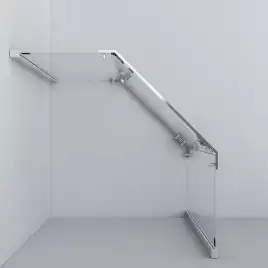 Душевой уголок Vincea Stresa 100х100 VSP-1S100CL, профиль хром, стекло Прозрачное