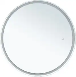 Зеркальный шкаф Aquanet Оптима 70 белый, с LED подсветкой, 344785