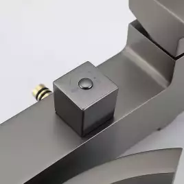 Душевая система Gappo G2407-9 с поворотным изливом, Оружейная сталь