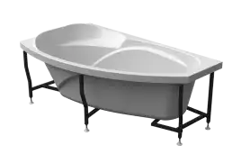 Акриловая ванна Radomir София 170х100 левая (2-01-0-1-1-223), на каркасе, белая