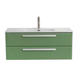 Тумба под раковину Cezares ECO-CER-N 120 см, ECO-CER-N-1200-2C-SO-PS-P (без ручек), Фисташковый софт