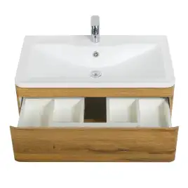 Тумба под раковину BelBagno ALBANO-800-2C-SO-RR подвесная Rovere Rustico