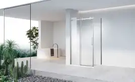 Душевой уголок Vincea Como-N 120х80 VSR-4CN8012CL, дверь раздвижная, профиль хром, стекло прозрачное