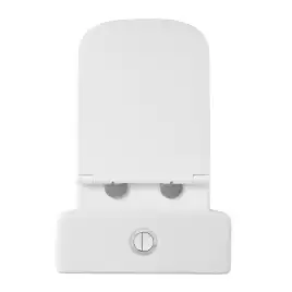 Унитаз-компакт Azario Terra AZ-6003-A напольный, безободковый, со смывом Торнадо, в комплекте с бачком и сиденьем микролифт, Белый глянцевый