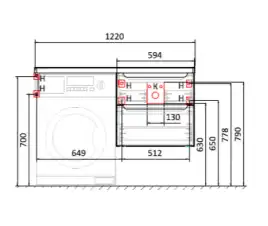 Столешница под раковину Jorno WOOD  120 Wood.06.122/LW Дерево светлое