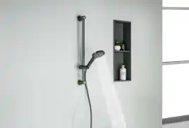 Душевой гарнитур Aquatek Лугано AQ2022BGM, Оружейная сталь