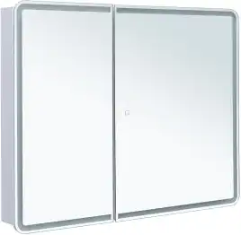 Зеркальный шкаф Aquanet Оптима 100 с LED подсветкой, 341427