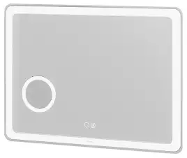 Зеркало Grossman Leo 100х80 1610080 с подстветкой, сенсорный выключатель, с подогревом