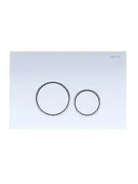 Унитаз с инсталляцией SET AQUATEK ПОЛАРИС-01-013 4в1 с тонким сиденьем микролифт и белой клавишей смыва