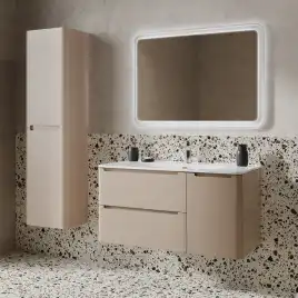 Шкаф пенал IDDIS Edifice 40 EDI40C0i97 подвесной, Капучино