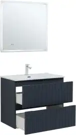 Тумба под раковину Aquanet Джейн (Flat) 80 маренго 335429