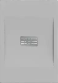 Душевой поддон Good Door Flow 100х80 из искусственного камня, Серый графит ЛП00101