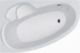 Акриловая ванна Alba Spa KATRINA 170х110 см, левая ВАС029030Л100, Белая