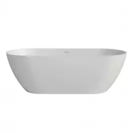 Ванна из искусственного камня WHITECROSS 180x80 Tawna, белая матовая 0218.180080.200