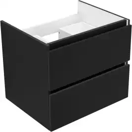 Тумба под раковину Aquanet Вега 2.0 60 черный, подвесная, 337953