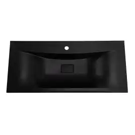 Раковина из искусственного камня BelBagno BB1000/445-LV-ART-PR-NERO
