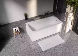 Акриловая ванна Marka One MODERN 150х75 01мод1575 прямоугольная, Белая