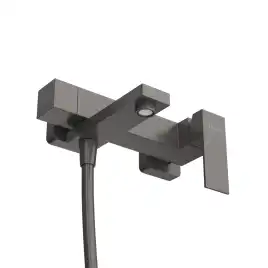 Смеситель для ванны и душа Cezares SLIDER-VD-GM, Оружейная сталь