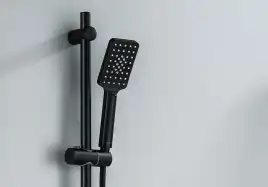 Душевой гарнитур Aquatek ЛИРА AQ2018MB, Черный матовый