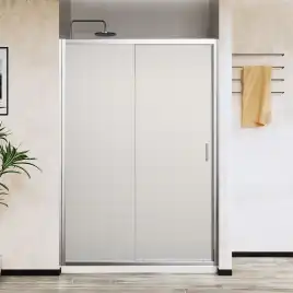 Душевая дверь Vincea City 130 VDS-5CT130MT, раздвижная, профиль хром, стекло текстурное