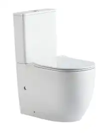Унитаз-компакт CeramaLux TR2177 Tornado смыв торнадо, безободковый, Белый