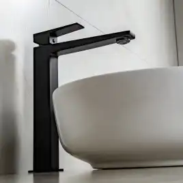 Смесители для раковины AVS NEW CUBE 811-251-MB высокий, черный матовый