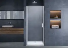 Душевая дверь Vincea Alpha 65 VDP-3AL650MT, распашная, профиль хром, стекло текстурное