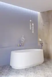 Акриловая ванна CEZARES CZR-LUX-CENTRAL-170-82-58-MATT