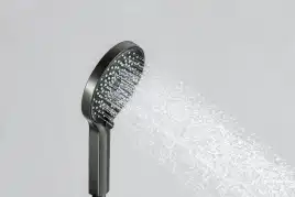 Душевая лейка Aquatek Лугано AQ2201BGM, Оружейная сталь