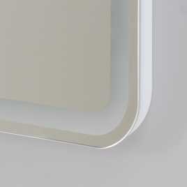 Зеркало BelBagno SPC-MAR-800-800-LED-TCH-LNZ с подсветкой и встроенной линзой 3-х кратного увеличения