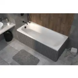 Акриловая ванна Whitecross LAYLA 180х80 0102.180080.100 прямоугольная, Белая