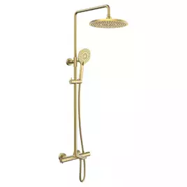 Душевая система AVS Elegant 811-421-BG, брашированное золото