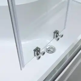 Душевая кабина AvaCan EM5812LLEDT 120x80 см, высокий поддон, с крышей, левая
