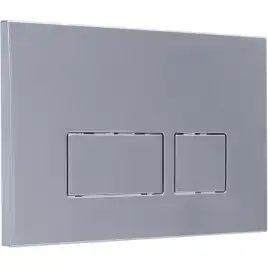 Кнопка смыва Logan Space двойная, Chrome Mattе (297682)