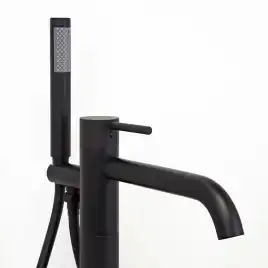 Смесители для ванны AVS Slimmer 811-112-MB напольный, черный матовый