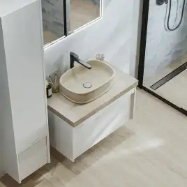 Раковина KERAMA MARAZZI CIRCO накладная, 50 см, песочная матовая, CI.wb.50\SAN