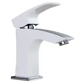 Смеситель для раковины Gappo G1007-7, Хром / Белый