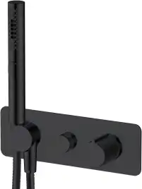 Смеситель для душа Allen Brau Liberty 5.33009-31 встраиваемый, с внутренней частью, Черный матовый