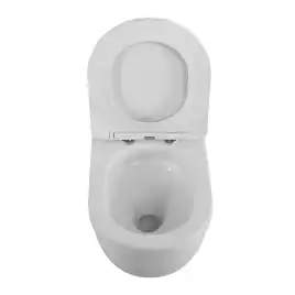 Подвесной унитаз BelBagno SENSO-TOR BB017CH-TOR/SC, безободковый, смыв торнадо с сиденьем микролифт, Белый