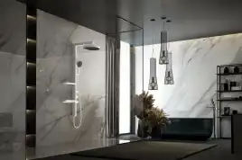 Душевая система  Vincea Inspire VSFS-3I11W VSFS-3I11W для ванны с изливом, белый матовый