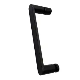 Душевой уголок ABBER Sonnenstrand 110х85 см, AG04110BS-S85B, профиль черный, стекло прозрачное