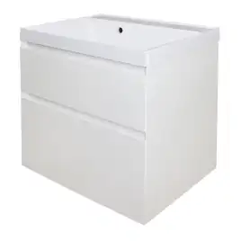 Тумба с раковиной Azario Velluto 60 CS00088601, подвесная, Белая матовая