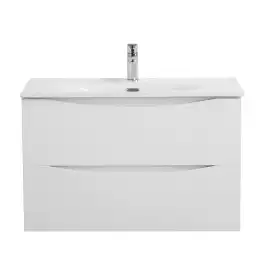 Тумба под раковину BelBagno MARINO-CER-MINI-700-2C-SO-BO-P подвесная Bianco Opaco