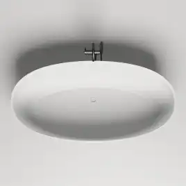 Ванна Salini ALDA 180х90 101911G из материала S-Sense, Белая глянцевая