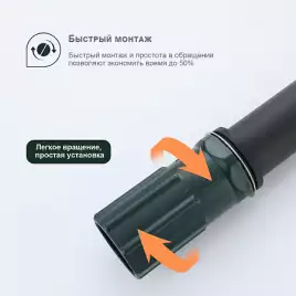 Смеситель для раковины Splenka S04.10.06, Черный матовый