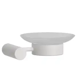 Мыльница подвесная AVS Slimmer с чашей, белый матовый