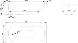 Стальная ванна Bette Form 160х70 2942-000ADPLUS с покрытием easy-clean, с шумоизоляцией