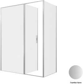 Душевой уголок Allen Brau Priority 160x80 3.31038.BA + 3.31041.BA серебро браш